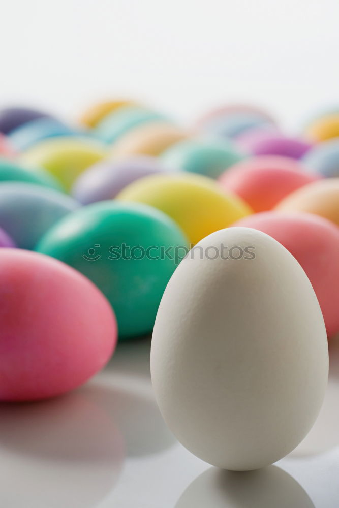 Similar – Image, Stock Photo Colourful Easter eggs in a box