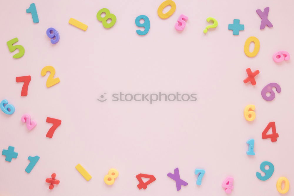 Similar – Colorful letters on wooden board