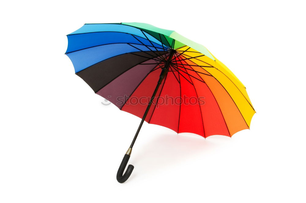 Similar – Image, Stock Photo Rainbow Parasol