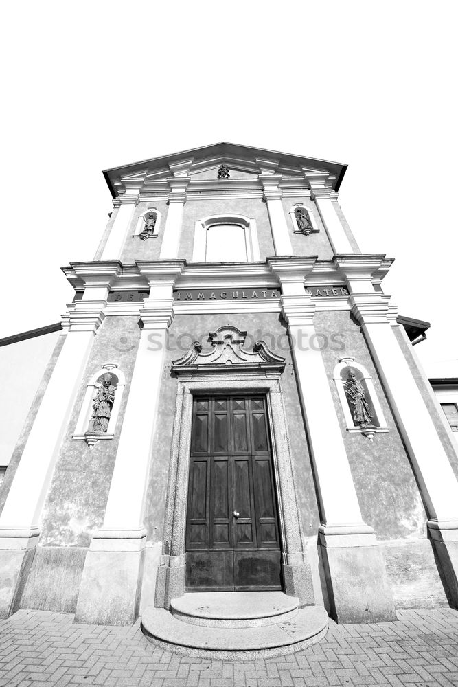 Similar – Image, Stock Photo column old architecture in italy europe milan