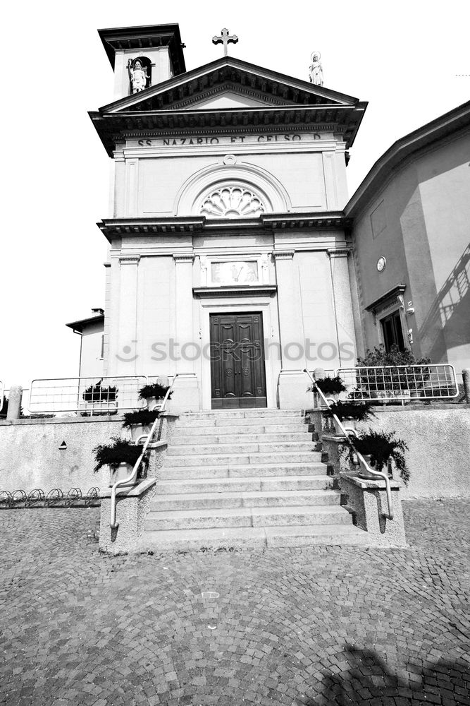 Similar – Image, Stock Photo column old architecture in italy europe milan