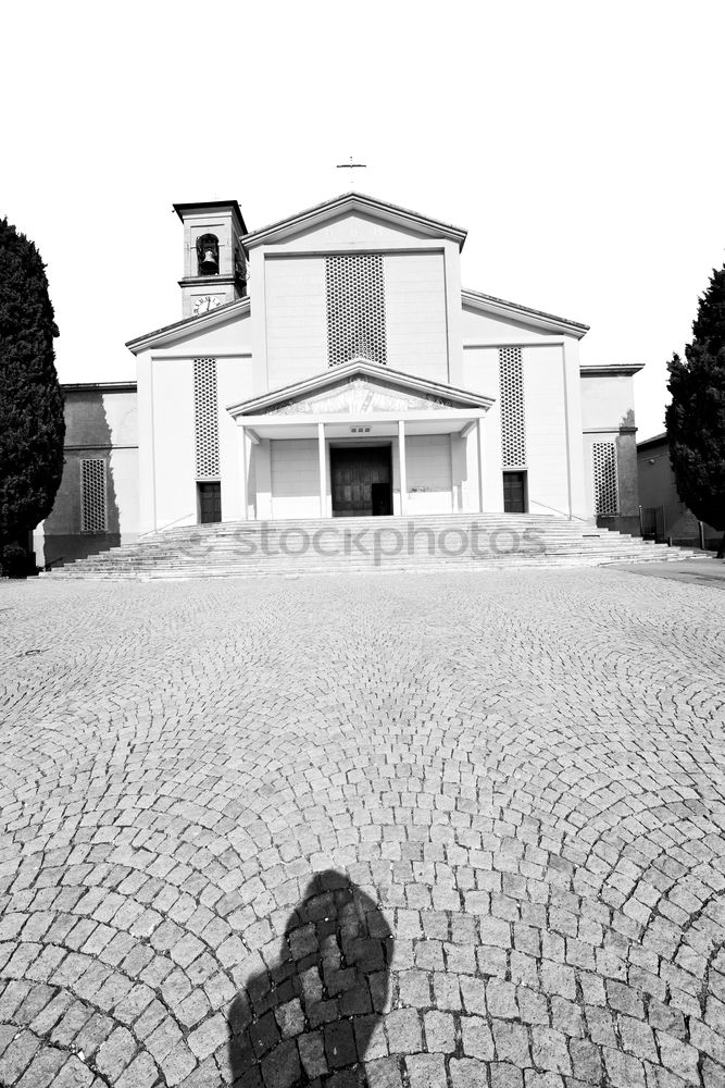 Image, Stock Photo column old architecture in italy europe milan