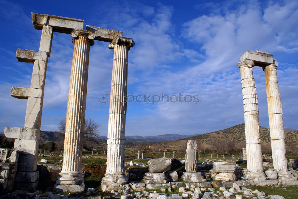 Similar – Image, Stock Photo the column and the roman temple