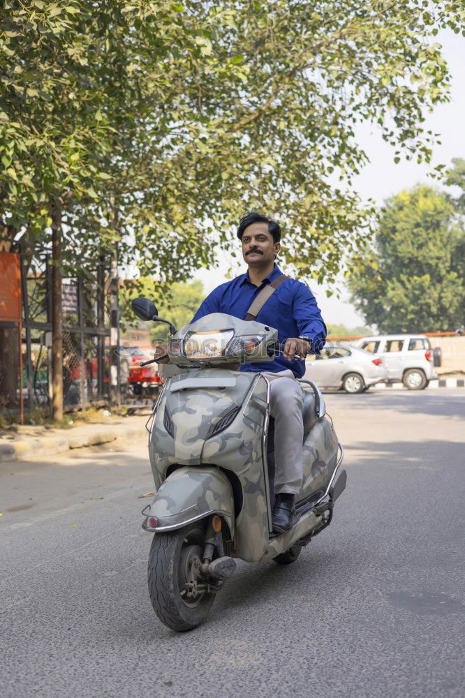 Similar – Image, Stock Photo indian man (2007) Bicycle