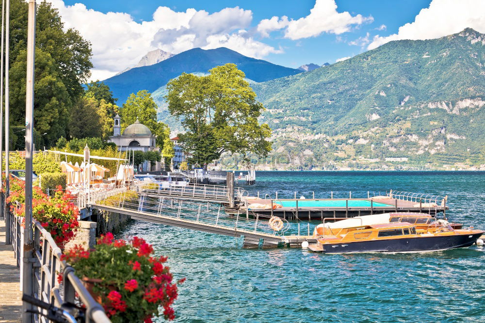 Similar – Image, Stock Photo Summer on Lake Maggiore with a man who takes pictures