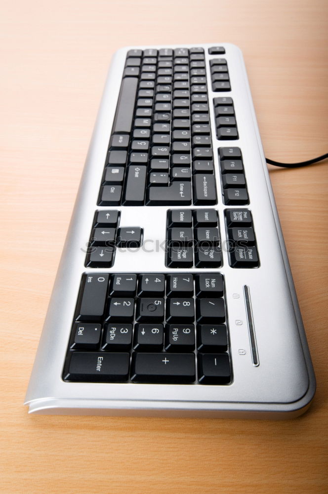 Similar – Image, Stock Photo Keyboard on green