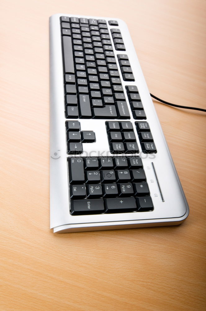 Similar – Image, Stock Photo Keyboard on green