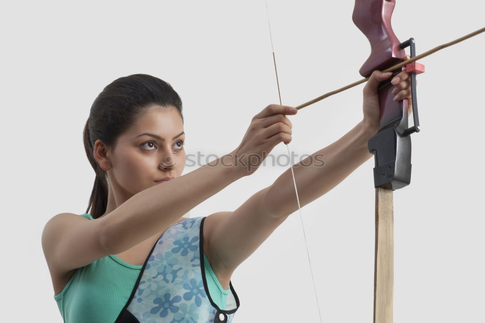 Similar – Image, Stock Photo Huntress II Athletic