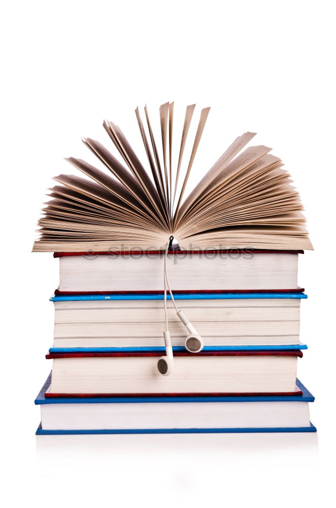 Similar – Image, Stock Photo books and microscope on the desk on green background