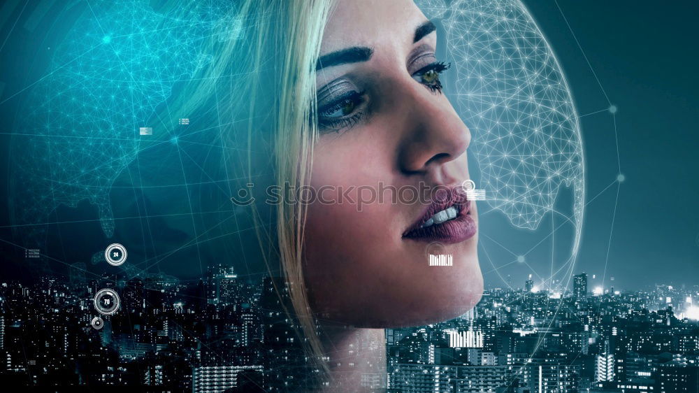 Similar – Image, Stock Photo Portrait of young stylish Asian woman