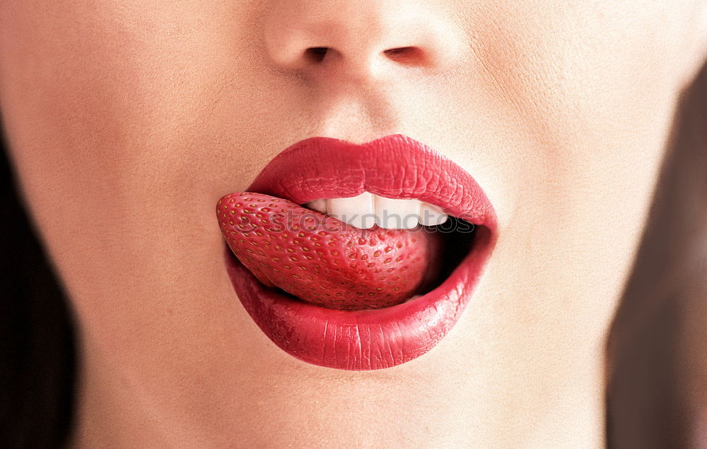 Similar – lipcloseup Provocative