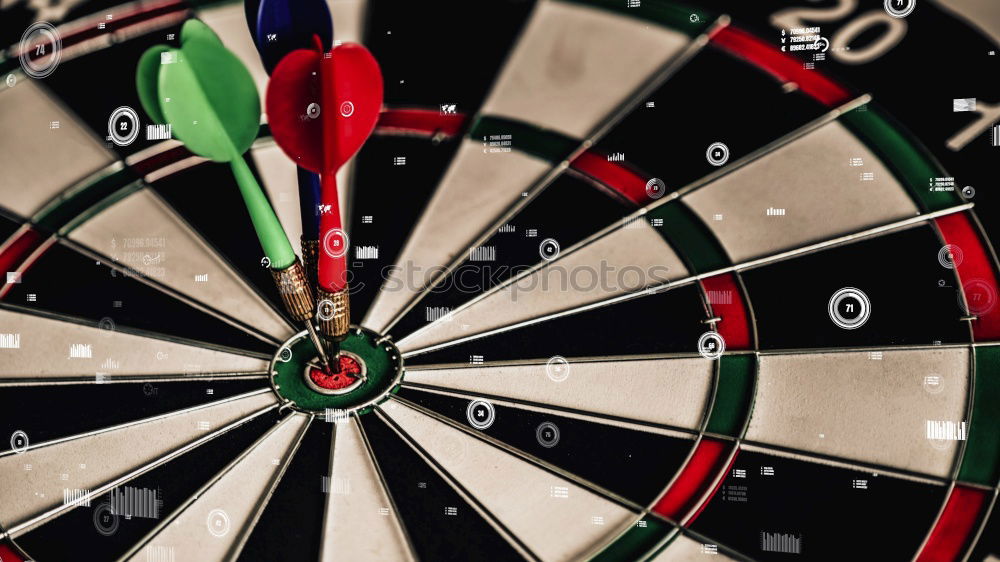 Similar – LÖCHERN Darts Spielen