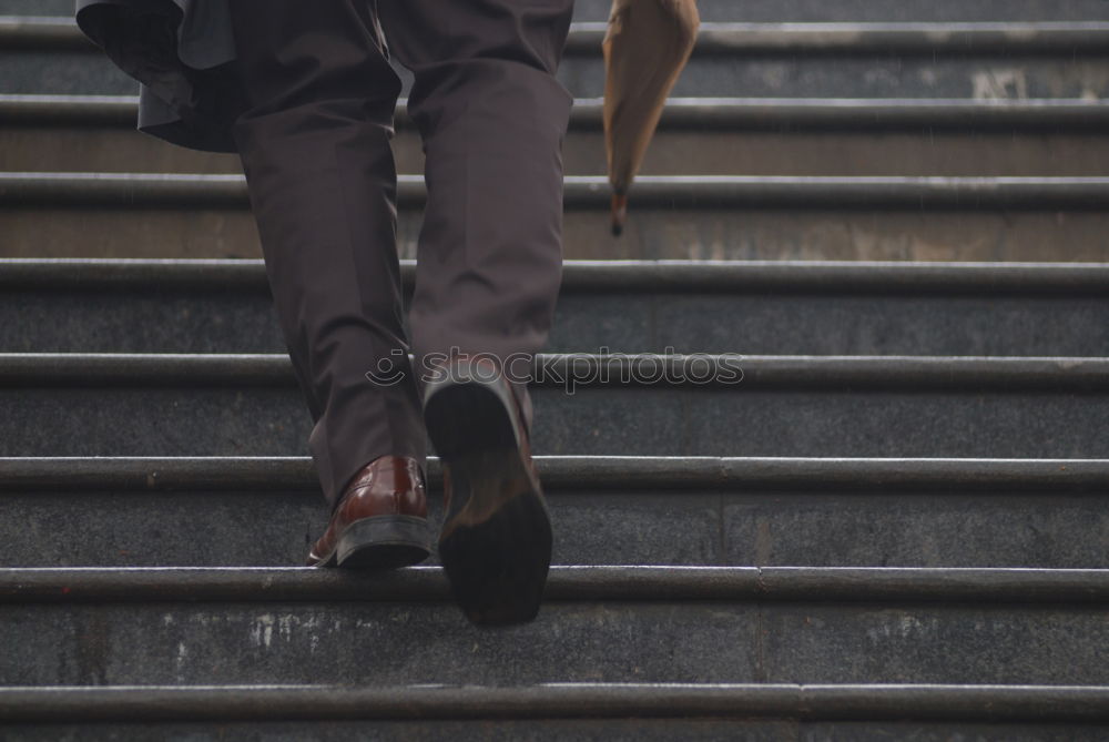 Image, Stock Photo well shined shoes can pave the way to the top