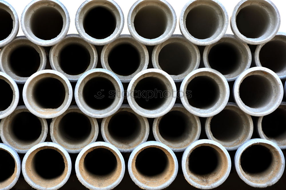 Similar – Image, Stock Photo Stack of plastic water pipes.