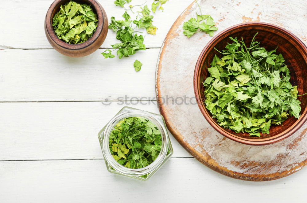 Similar – Image, Stock Photo Risotto with spinach cream in a bowl