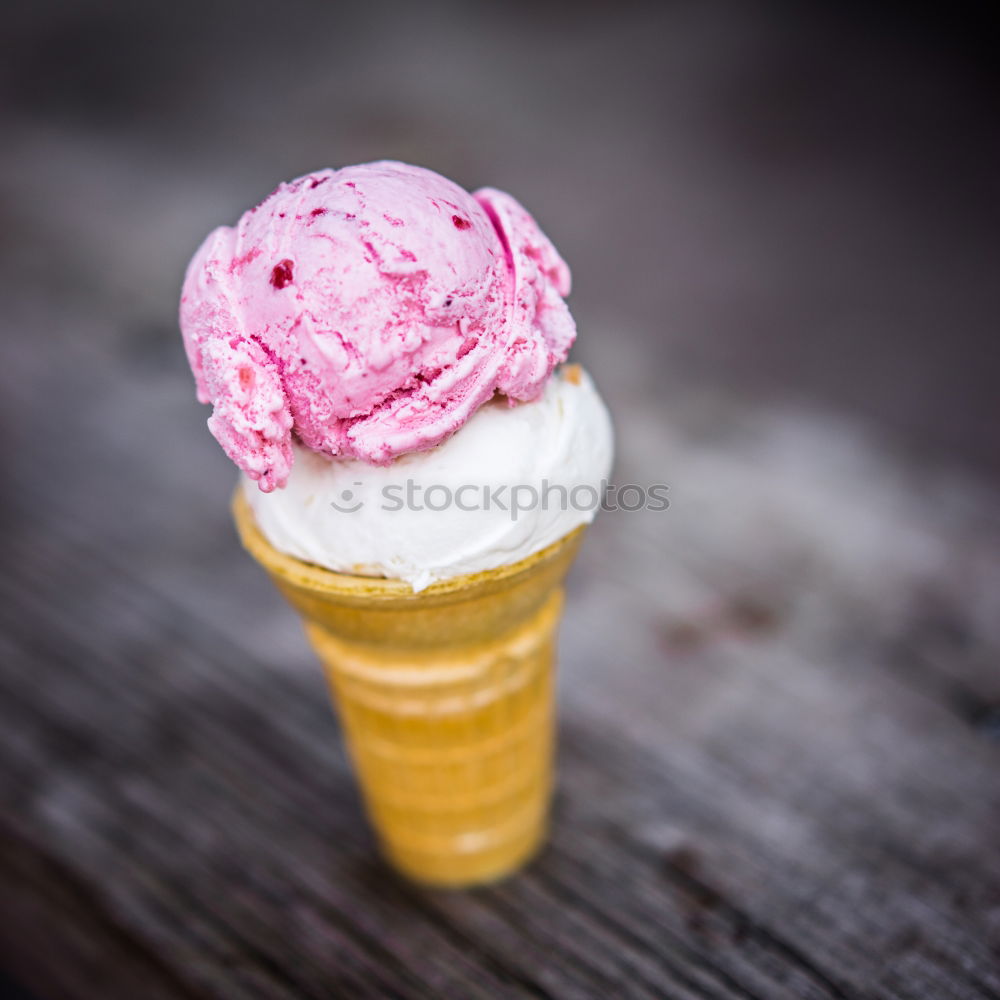 Similar – Image, Stock Photo Man covering face with ice-cream