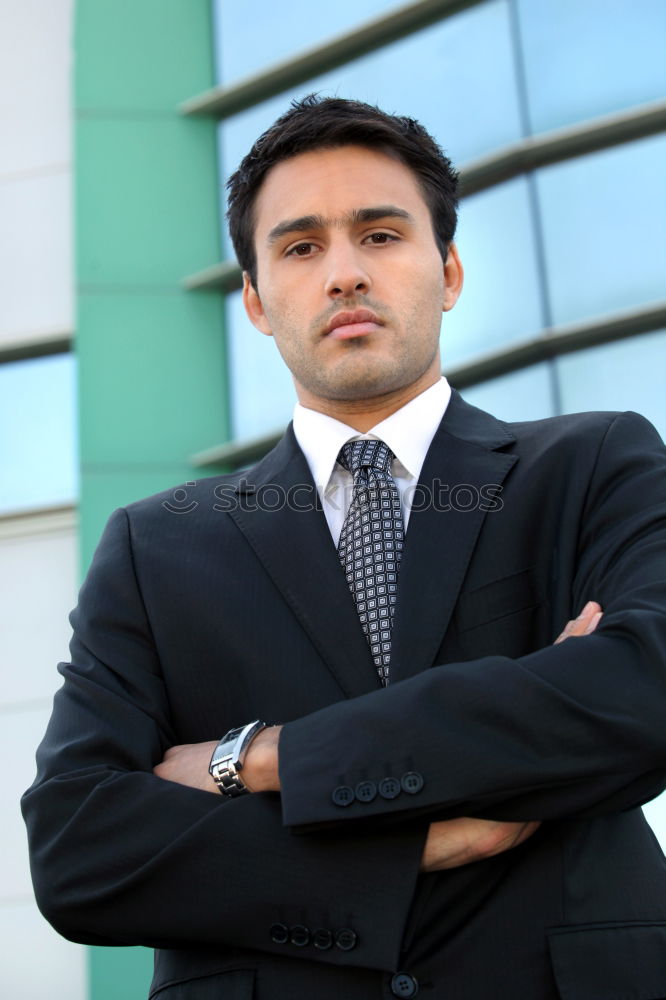 Similar – Image, Stock Photo Elegant Young Businessman in the Street