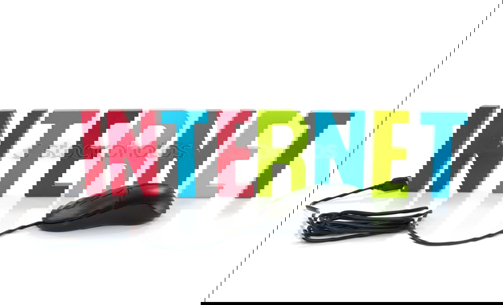Image, Stock Photo Open neon sign Red writing