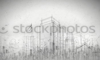 Similar – Image, Stock Photo façade Construction site