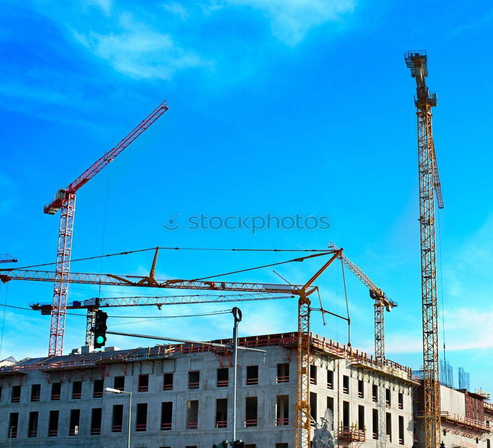 Similar – Image, Stock Photo Topping-out ceremony at the Berlin City Palace