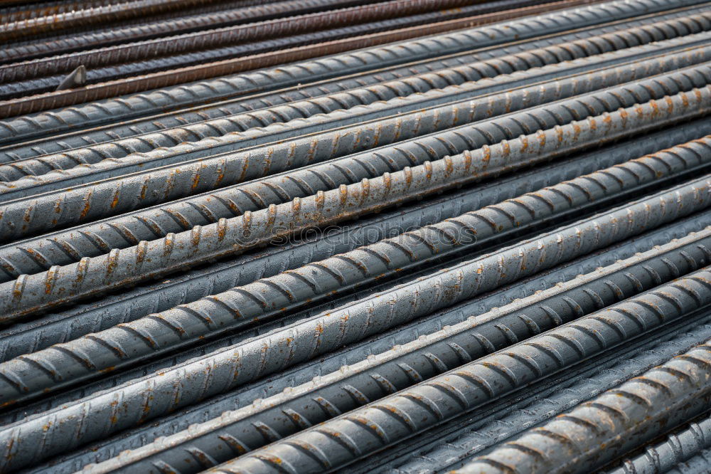 Image, Stock Photo steel Construction site