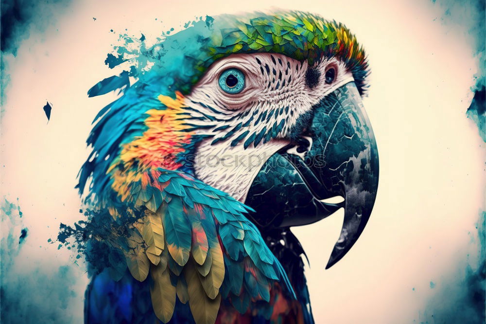 Similar – Image, Stock Photo Frida Forever Bird Parrots