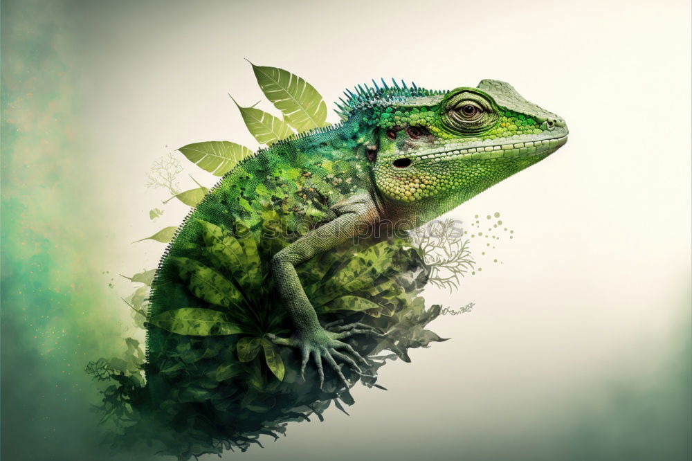 Similar – Image, Stock Photo chameleon Yemen Reptiles