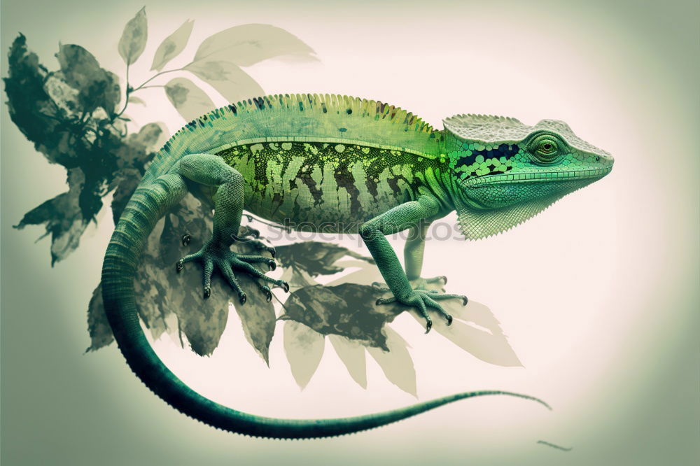 Similar – Image, Stock Photo chameleon Saurians