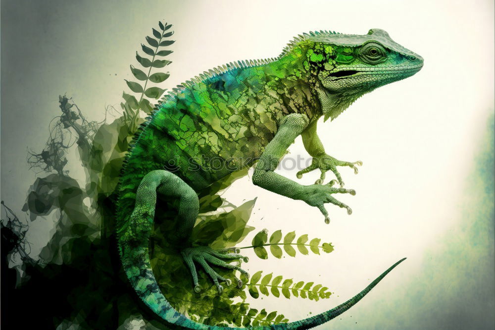 Similar – Image, Stock Photo chameleon Saurians