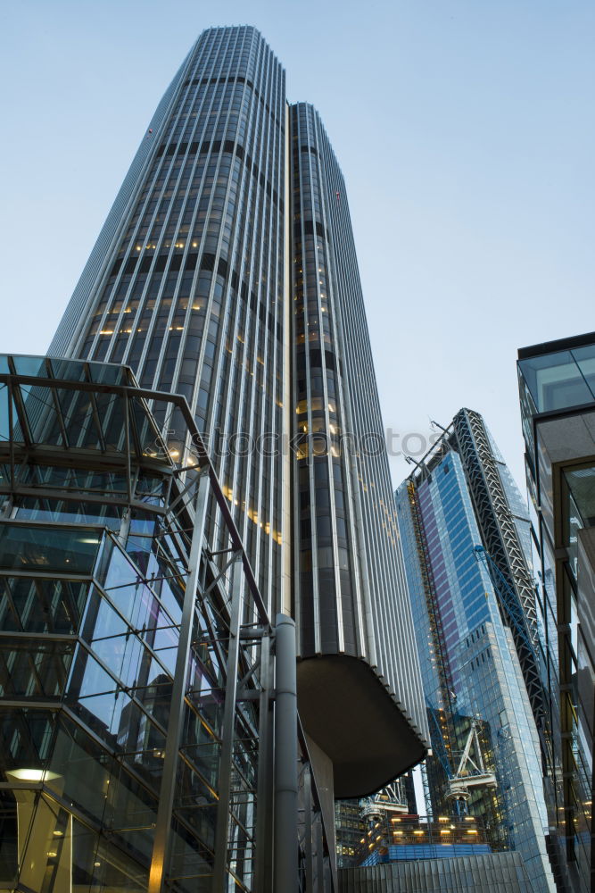 Similar – Image, Stock Photo Financial twilight hour, Frankfurt, Germany, 2016