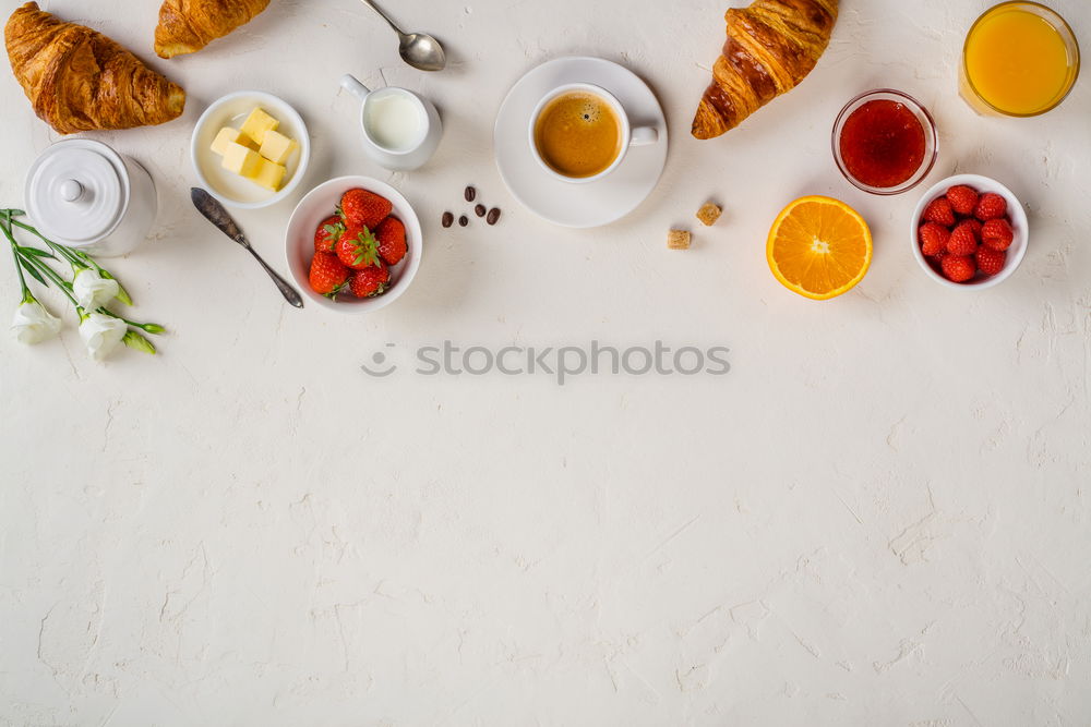 Similar – Image, Stock Photo Pumpkin cake preparation on kitchen table at the window