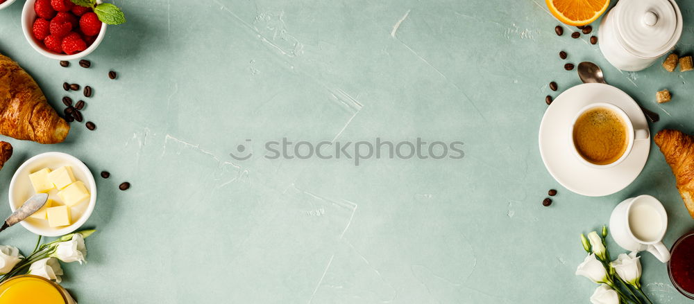 Similar – Image, Stock Photo Pumpkin cake preparation on kitchen table at the window