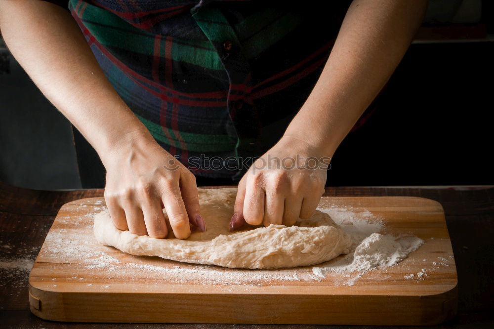 Similar – baked bread in half Bread