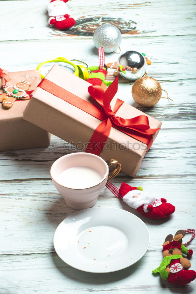 Similar – Image, Stock Photo weekly planner or to do list with Christmas decorations