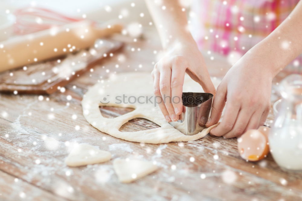 Similar – Image, Stock Photo hands interfere with a ball of yeast dough