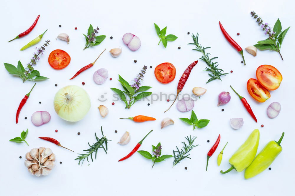 Similar – Raw prawn or shrimps and squids on light blue background, decorated with with seaweeds and lemon, top view, flat lay. Seafood cooking concept