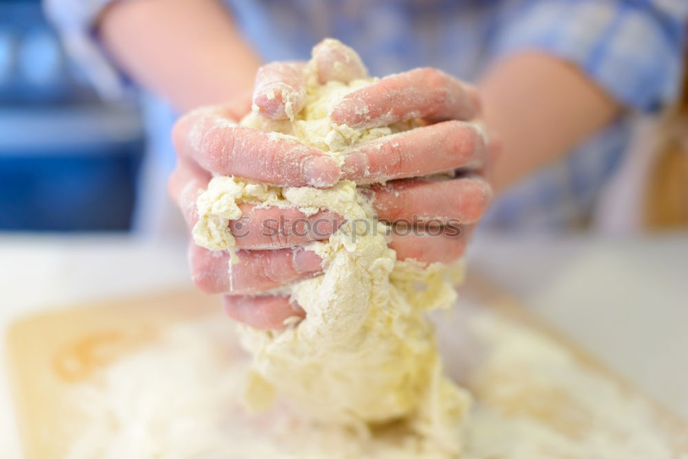 Similar – Image, Stock Photo Bake bake cake Dough