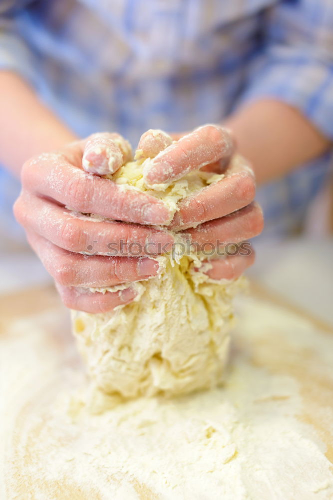 Similar – Image, Stock Photo Bake bake cake Dough