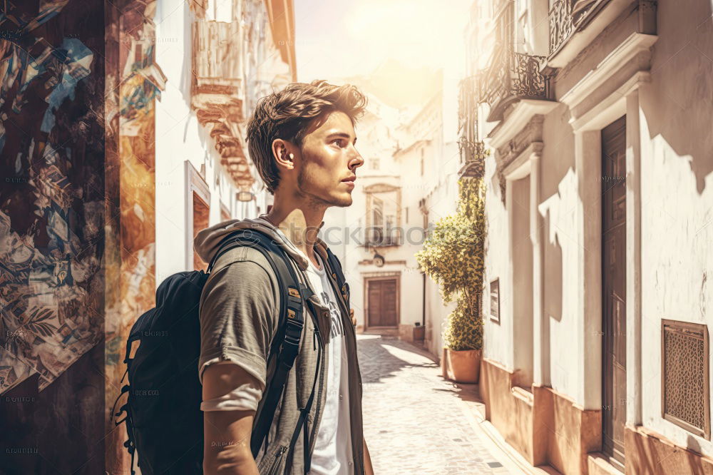 Similar – Image, Stock Photo Portrait Of A Thoughtful Sitting Teen