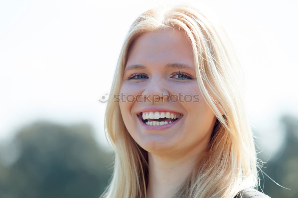 Similar – Happy Young Woman With Piercings