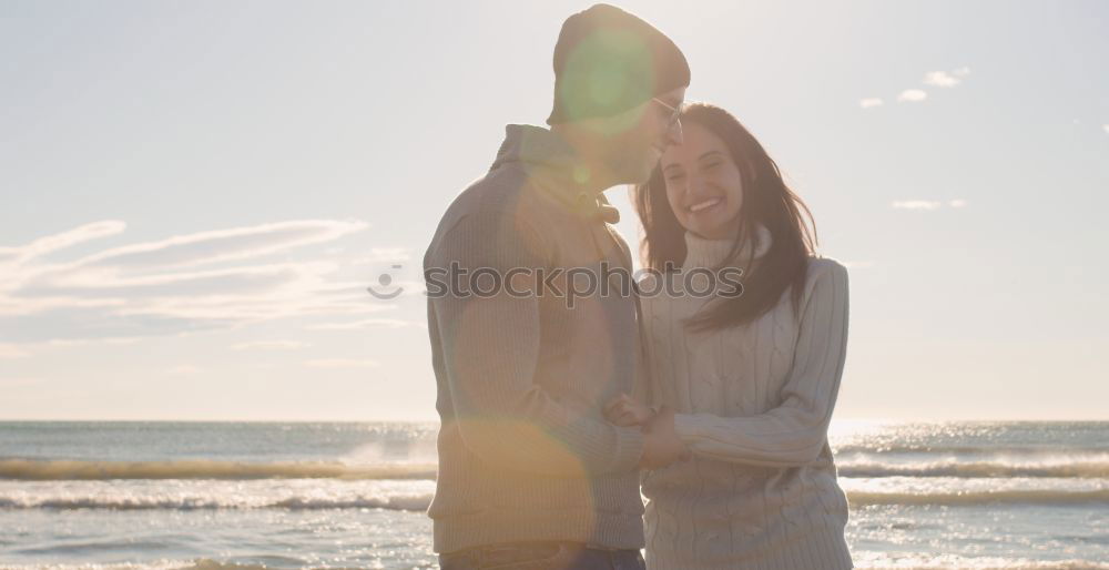 Similar – Image, Stock Photo Tender kissing bridal couple in sunlight