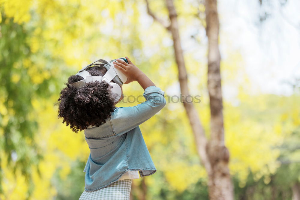 Similar – young beautiful woman having fun with her dog outdoors