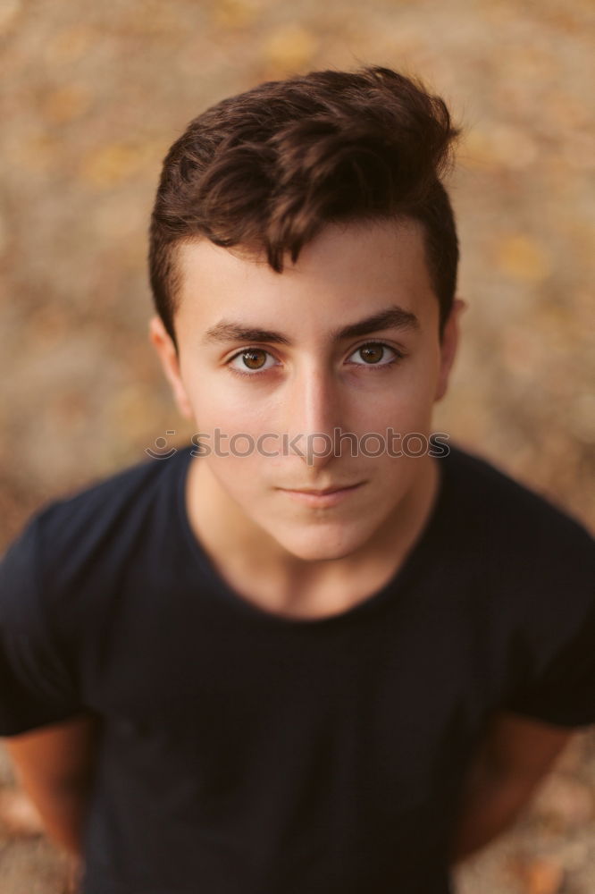 Similar – Attractive teenager guy in a park