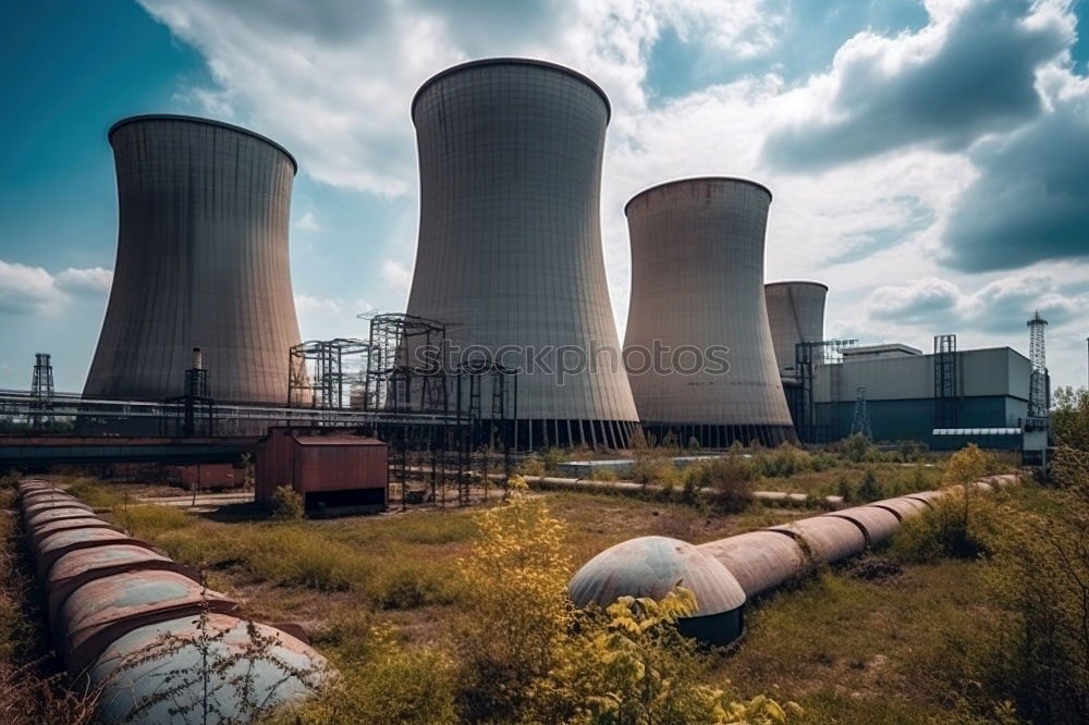 Similar – Image, Stock Photo lignite-fired power station