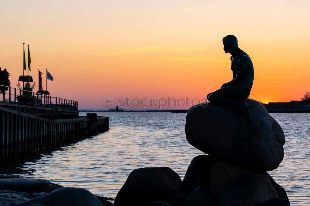 Similar – Image, Stock Photo Little mermaid in Copenhagen, Denmark