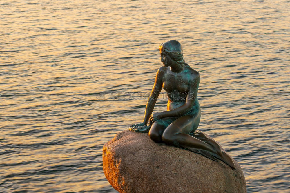 Similar – Image, Stock Photo Little mermaid in Copenhagen, Denmark