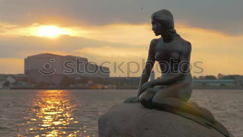 Similar – Image, Stock Photo Little mermaid in Copenhagen, Denmark