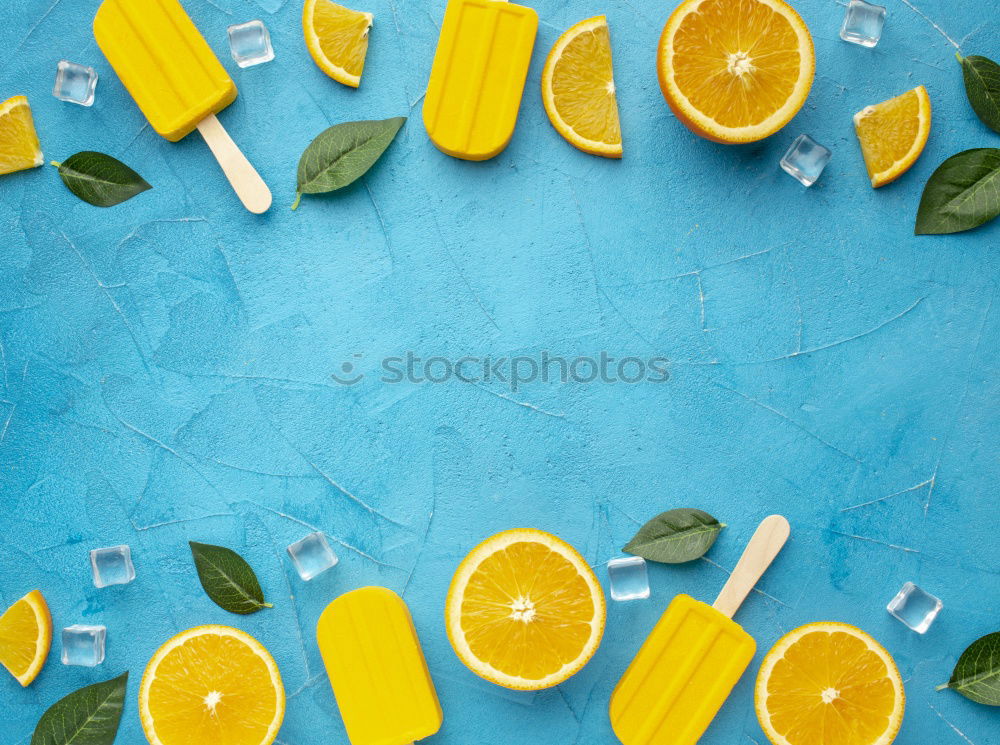 circles of pineapple on a wooden popsicle sticks