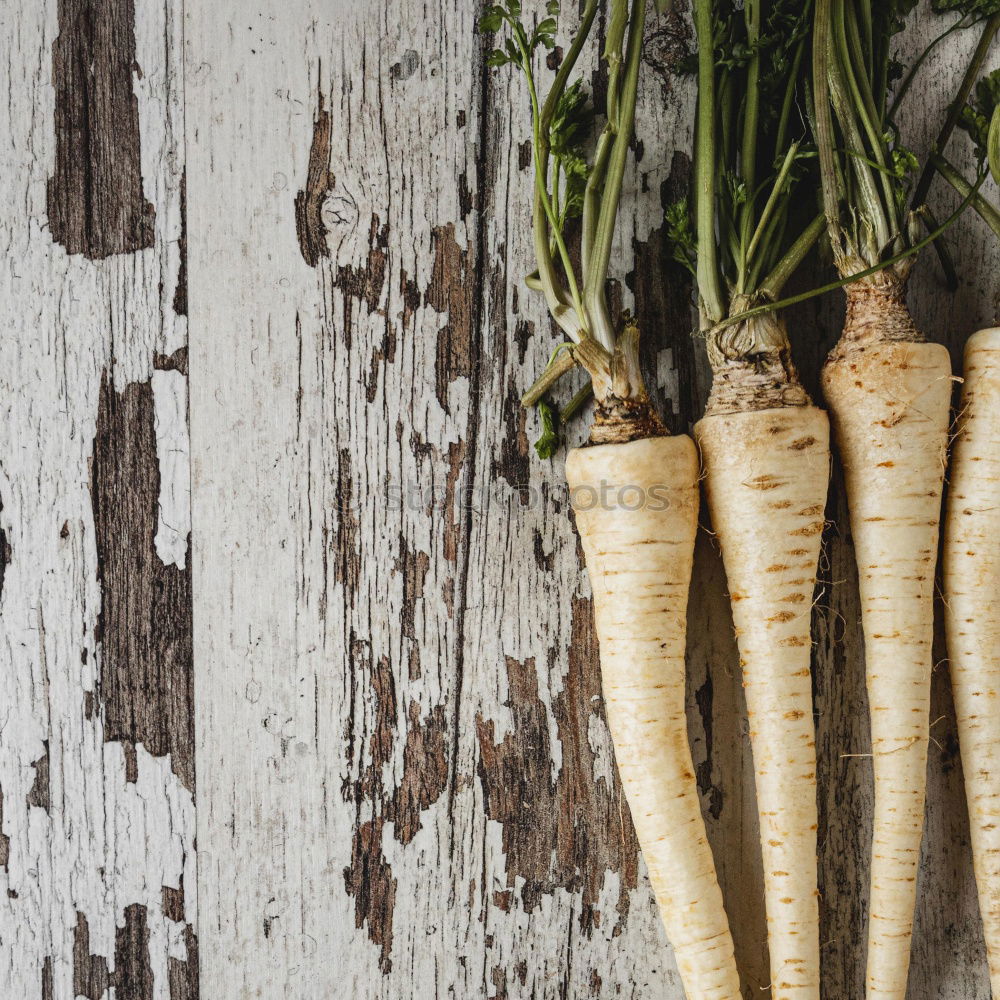 Similar – Image, Stock Photo young garlic tied in a bundle