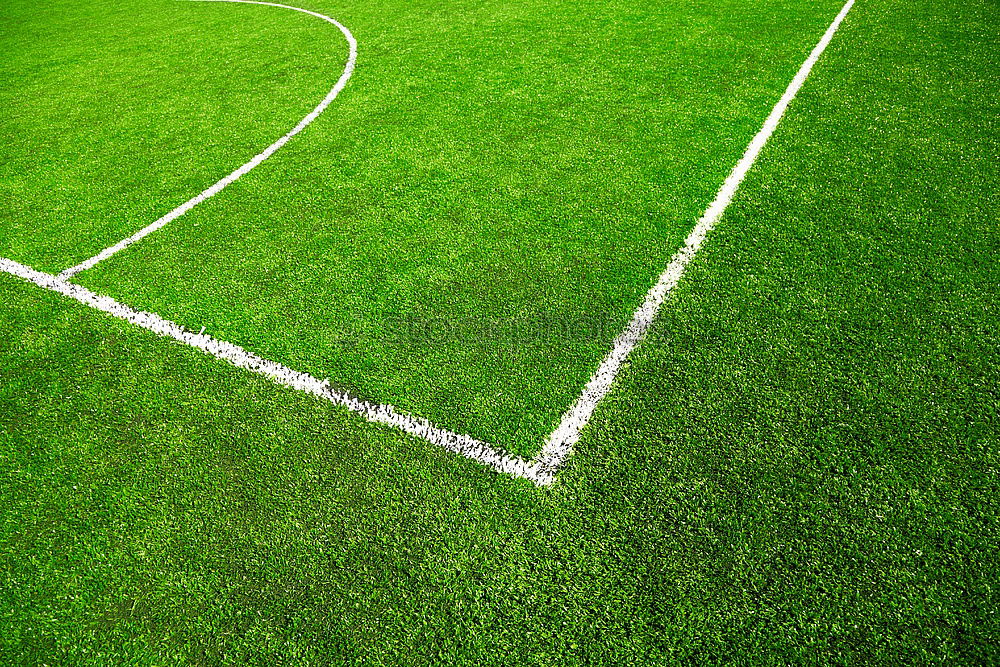 Similar – secret lawn Penalty kick